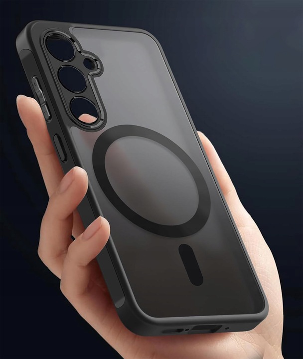 Etui do Samsung S24 do MagSafe MATT CASE WZMACNIANE Szkło 5D PREMIUM