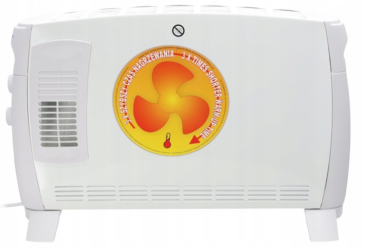 Grzejnik elektryczny Konwektorowy Energooszczędny 2000W DESCON Mocny Nawiew