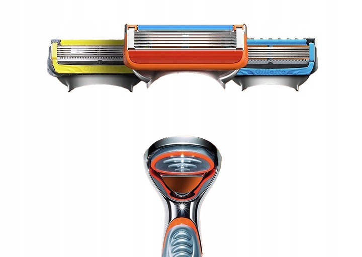wkłady do maszynki GILLETTE fusion 5 ostrza ( 8 sztuk ) ZESTAW