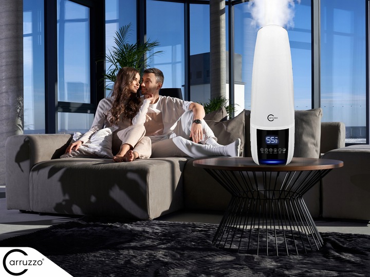 Nawilżacz powietrza DUŻY AUTOMATYCZNY AROMATERAPIA 4w1 3 OLEJKI FILTR PILOT