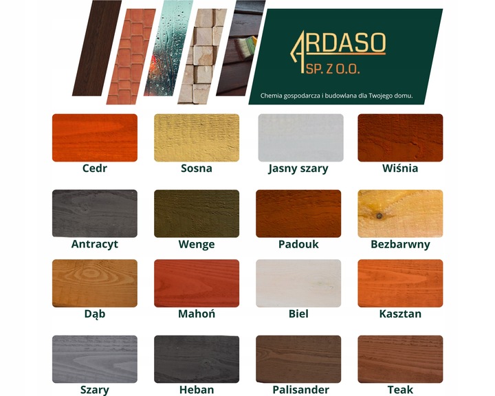 IMPREGNAT farba do drewna TEAK 5l