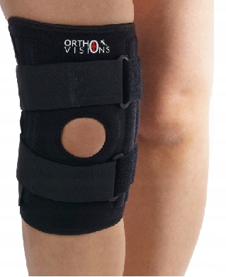 ORTEZA KOLANA STABILIZATOR Z FISZBINAMIx4 OPASKA STAWU KOLANOWEGO RZEPKI