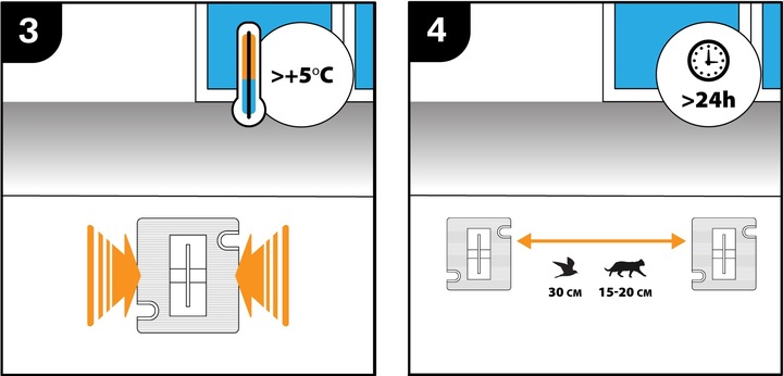 ZESTAW SIATKA NA BALKON DLA KOTA 2x3 BEZ WIERCENIA MARKA BEZPIECZNE KOTY