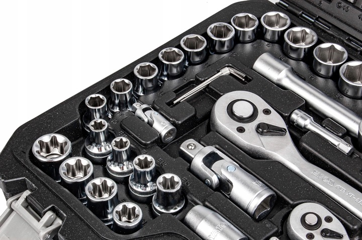 ZESTAW KLUCZY NASADOWYCH KLUCZE NASADOWE YATO 108