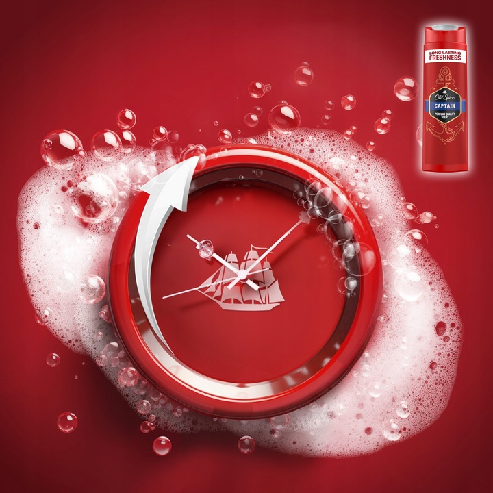 Old Spice Captain Żel męski pod prysznic i szampon 3w1, 6 x 400ml