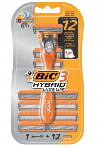 BIC MASZYNKA DO GOLENIA HYBRID 12 WKŁADÓW