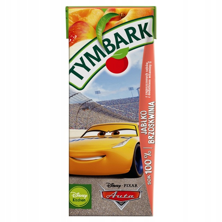 Soczek Tymbark 100% Jabłko Brzoskiwnia dla Dzieci 27x200ml