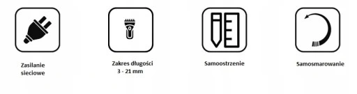 GOLARKA MASZYNKA DO STRZYŻENIA WŁOSÓW PHILIPS PRO Samoostrzące się ostrza