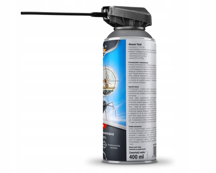 ŚRODEK PŁYN SPRAY PREPARAT NA PAJĄKI PAJĘCZAKI NO PEST 400ML SPIDER
