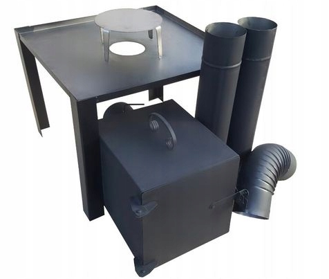 ZESTAW PALENISKO PODSTAWA DO WĘDZARNI RURY KOLANO