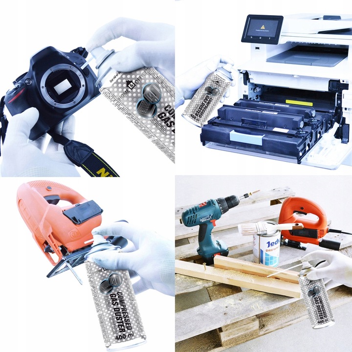 5x AABCOOLING SPRĘŻONE-POWIETRZE 400ml RURKA-15cm