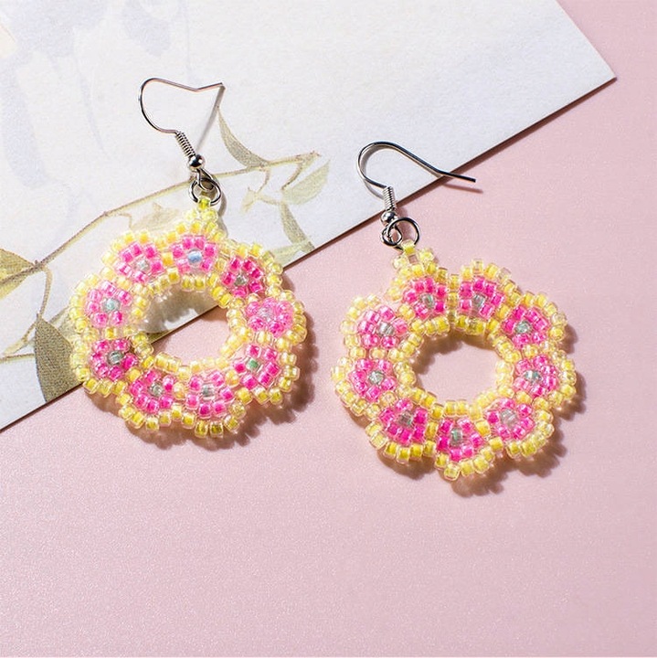 Zestaw do Robienia Tworzenia Bransoletek Koraliki Literki Akcesoria 4200 el