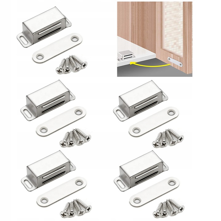 MAGNES DO DRZWI SZAFY PRZESUWNEJ MAGNES DO SZAFEK SZUFLAD KUCHENNYCH