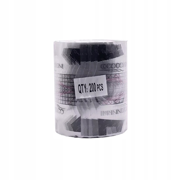 Formy do przedłużania paznokci Szablony Motylki Transparentne 200szt Indigo