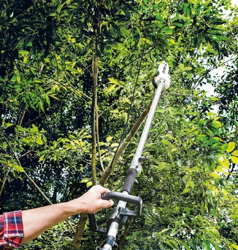 NAC PIŁA NOŻYCE AKUMULATOROWE Na wysięgniku Z REGULACJĄ DŁUGOŚCI 18V