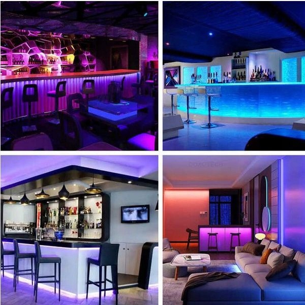 5m Cyfrowa Taśma LED COB RGB Pixel WS2811 Aplikacja Muzyka Pilot