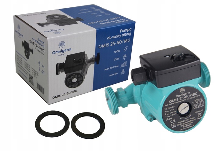 POMPA OBIEGOWA DO C.O. OMIS 25-60/180 OMNIGENA