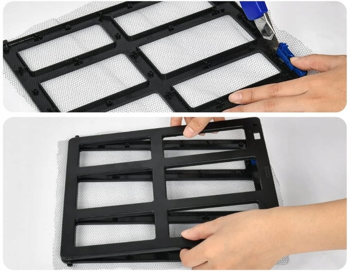 KLAPKA DO DRZWI MOSKITIERY DLA KOTA PSA OTWÓR WEJŚCIE DRZWICZKI KLAPA SZARA