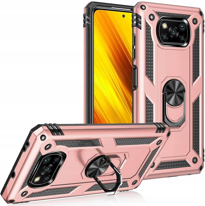 PANCERNE ETUI POKROWIEC CASE do XIAOMI POCO X3 / POCO X3 PRO +SZKŁO