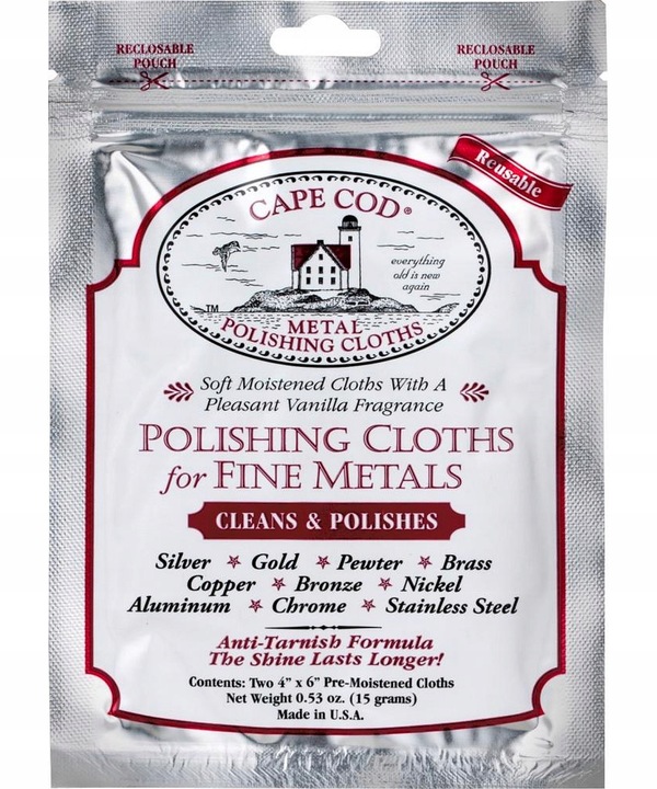 Cape Cod Ściereczki CapeCod-Cloths01 Zestaw do polerowania