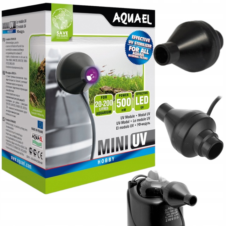 UNIFILTER AQUAEL MINI UV-c 1W LED FAN, , TURBOFILTE