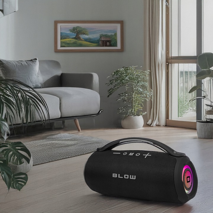 GŁOŚNIK BLUETOOTH PRZENOŚNY BEZPRZEWODOWY SD FM USB AUX MOBILNY RADIO