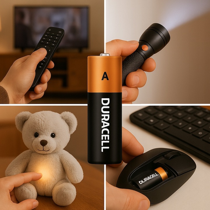 12x Duracell AA LR6 Basic - wydajne baterie alkaiczne