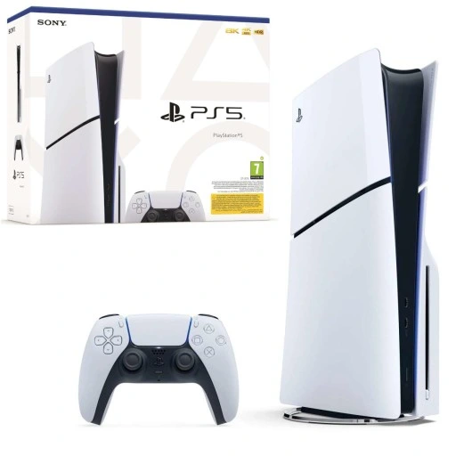 Konsola PlayStation 5 - D chassis CFI-2016 + Biały i Czerwony pad