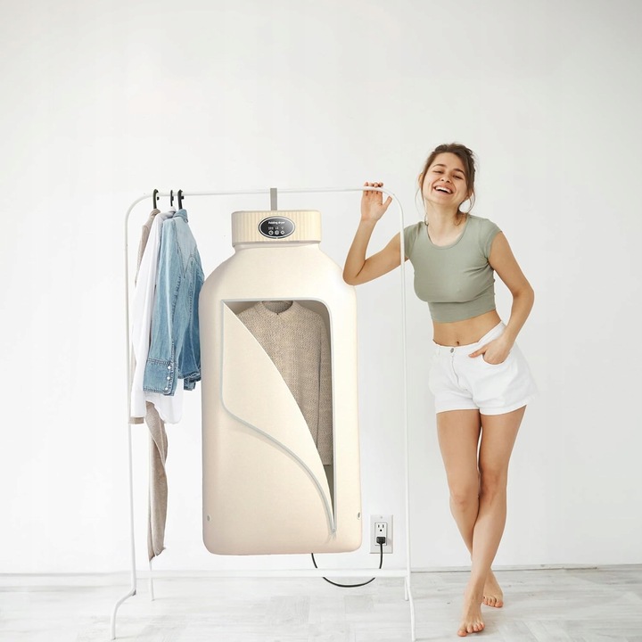 Przenośna Suszarka 600W Składana UV + Cicha 45dB Szybkoschnąca Do