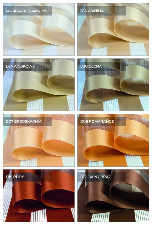 Roleta Dzień Noc na wymiar z napinaczem 56x150 cm