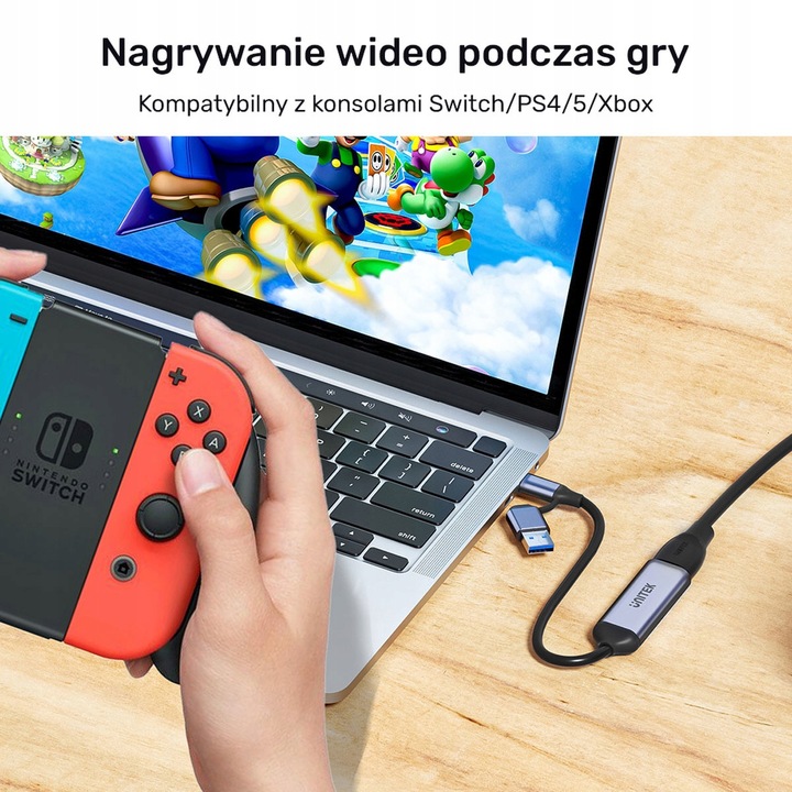 Grabber video Unitek USB-C/A, 4K HDMI 1.4b V1167A
