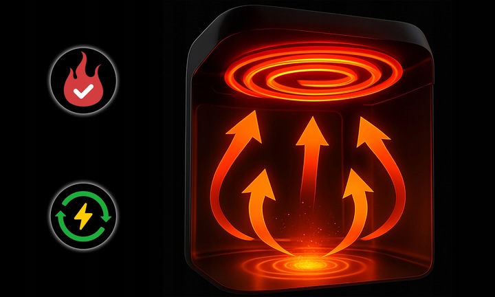 FRYTKOWNICA BEZTŁUSZCZOWA ISAJ AR2 AIRFRYER 8L XL 1800W