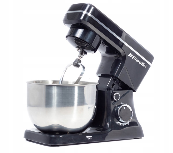 ROBOT KUCHENNY PLANETARNY MIKSER RIWALL 7w1 WIELOFUNKCYJNY 4L CZARNY