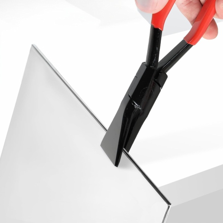 ZESTAW DEKARSKIE SZCZYPCE KLESZCZE GIĘCIA BLACH 275MM PROSTE ODGIĘTE 3