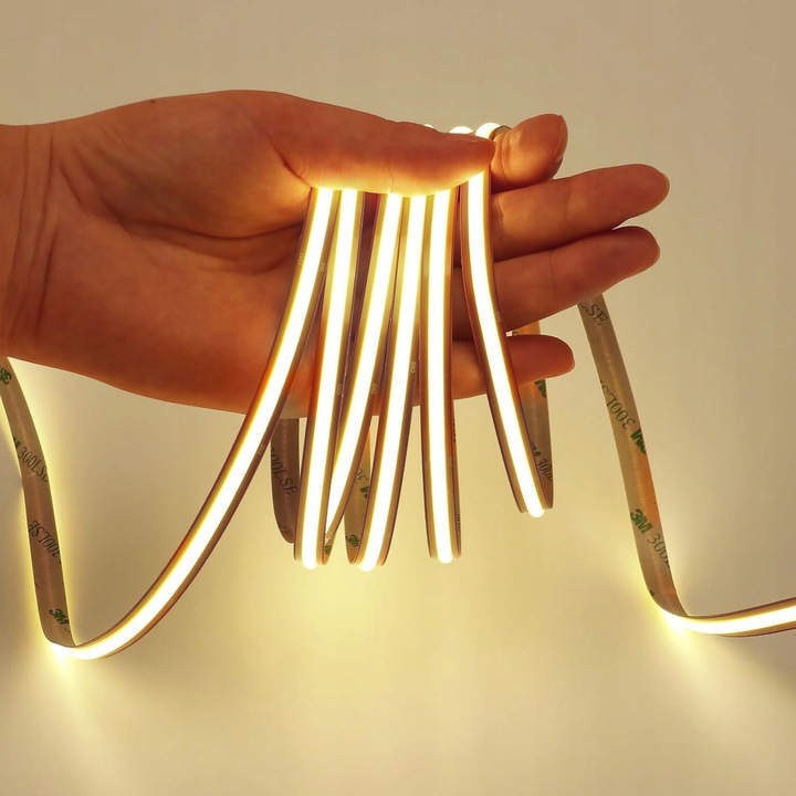 Taśma LED COB Neon 24V 5m 9W/m 480 diod 45W 4000K Neutralna Mocna