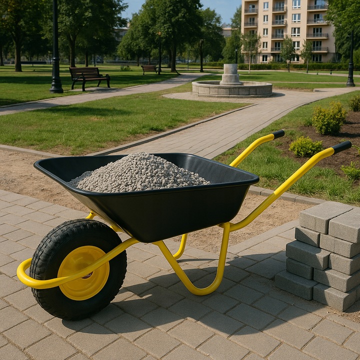 KOŁO KÓŁKO DO TACZKI WÓZKA 2PR 260x85mm 3.00-4 Z DĘTKĄ POMPOWANE MOCNE