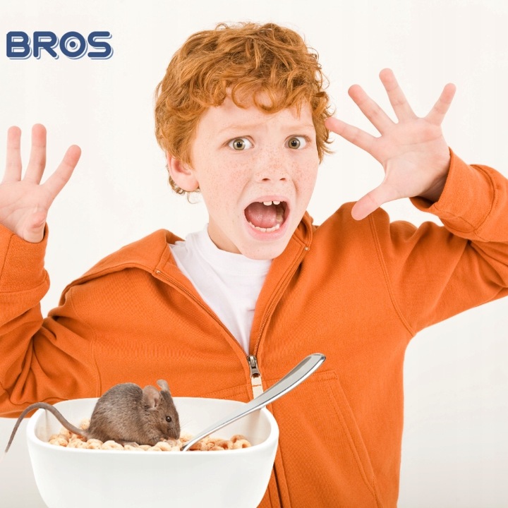 BROS LEP NA MYSZY SZCZURY GRYZONIE PUŁAPKA KLEJOWA WABIĄCA ZAPACHEM 12