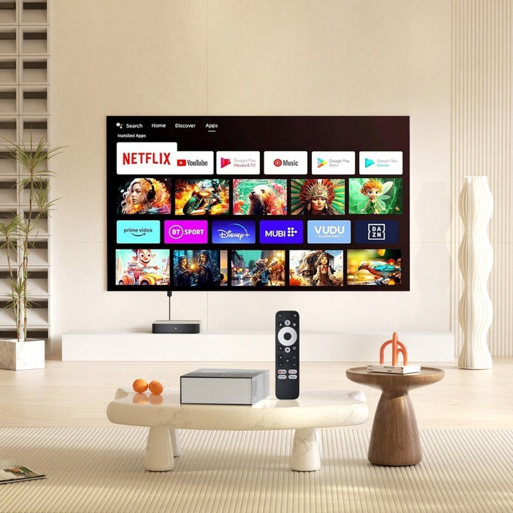 Smart TV Box GD2 Android 12 4K 2GB RAM, 32GB ROM, Wi-Fi 5G, LAN, BT