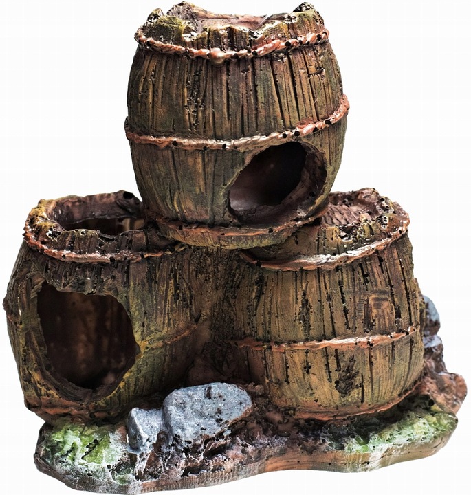 Beczka z dziurami do akwarium Goldi 11x10x13 cm 7501E