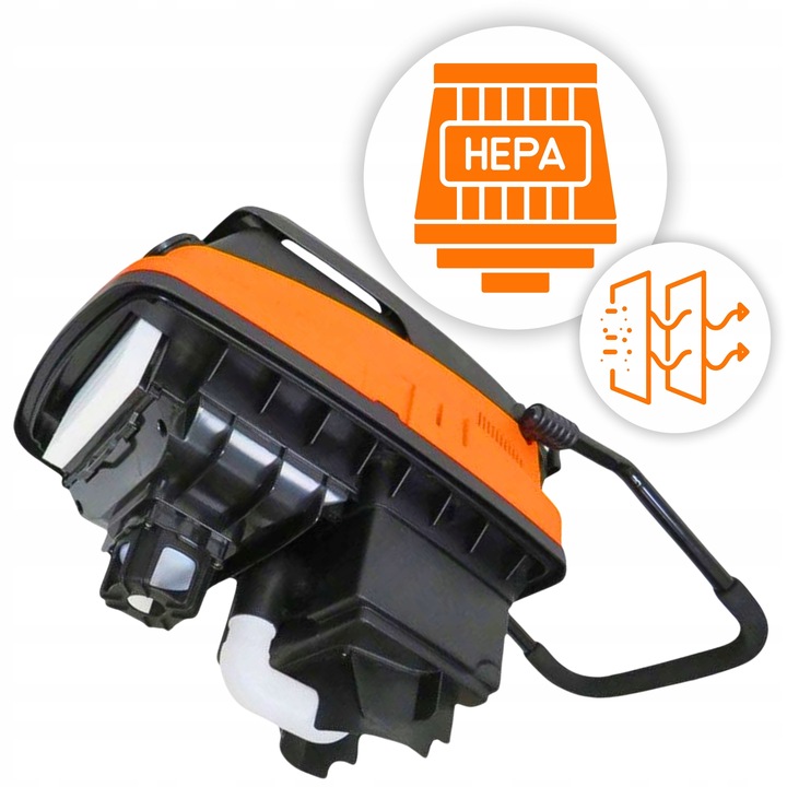 ODKURZACZ PRZEMYSŁOWY BEZWORKOWY Z OTRZĄSACZEM DO GIPSU MOKRO DUŻY