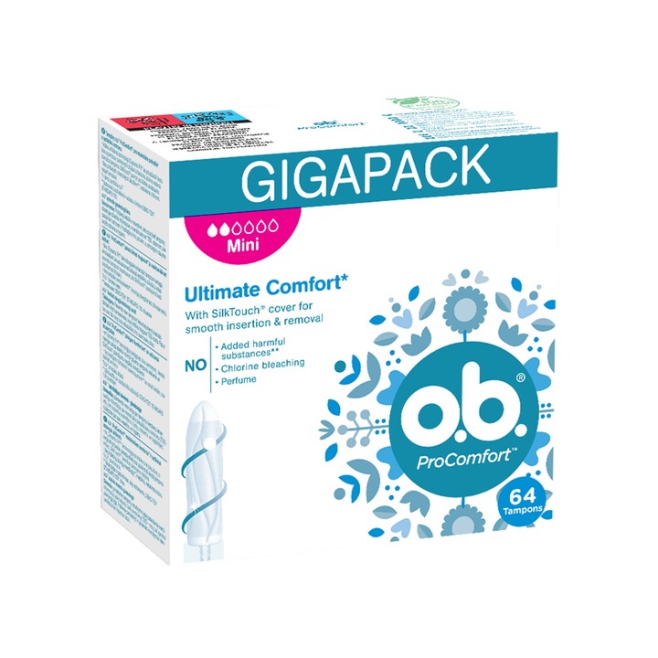 O.B. ProComfort Mini TAMPONY 64 sztuki