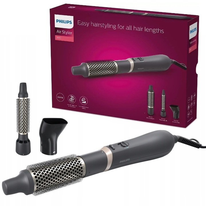 Termoszczotka Suszarko-Lokówka do Włosów Philips Seria 3000 BHA301/00