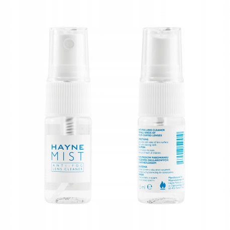 Płyn przeciw parowaniu okularów Hayne Mist Lens Cleaner 15ml