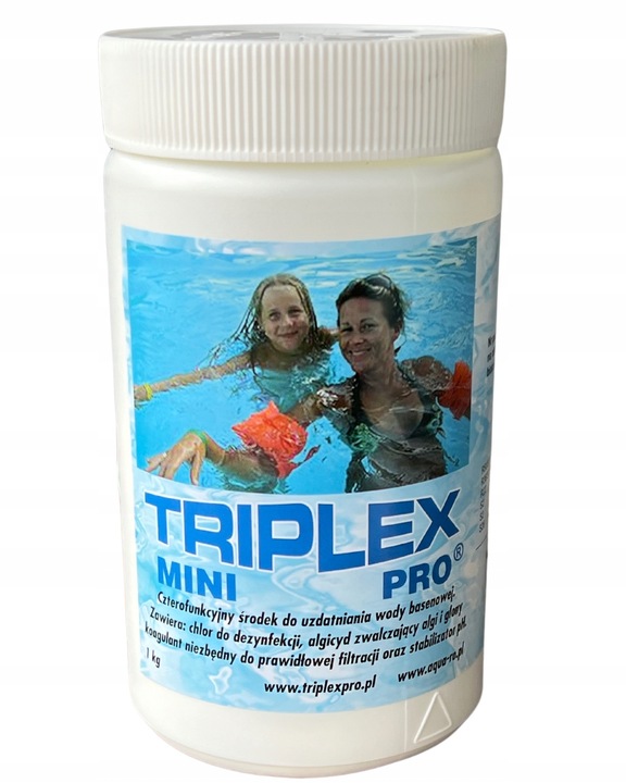 TRIPLEX PRO MINI 1 kg tabletki BASEN 4w1 CHLOR