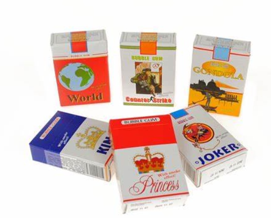 Guma papieros Evropa Dooel Bubble Gum Cigarettes 18 paczek x 10 sztuk