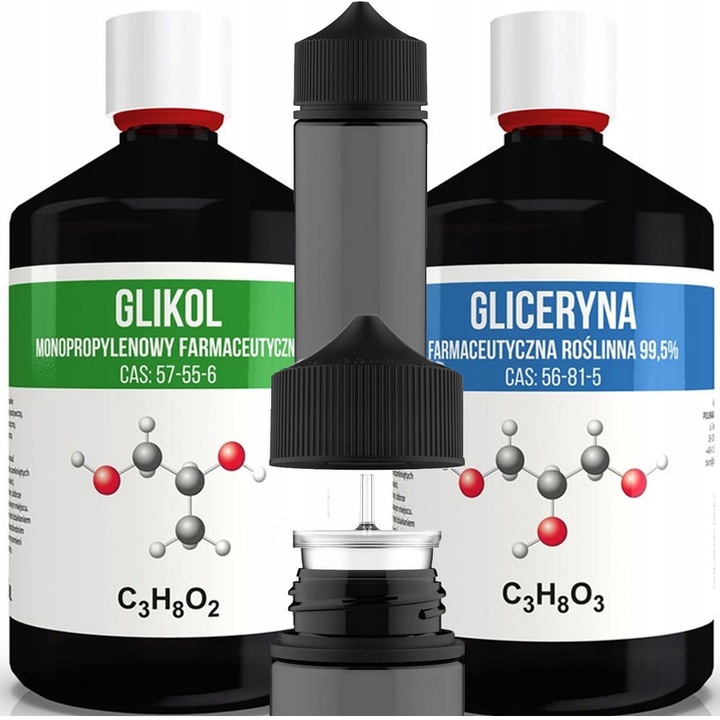 Zestaw GLIKOL 1000 ml + GLICERYNA 1000 ml + BUTELKA GORILLA 120 ml