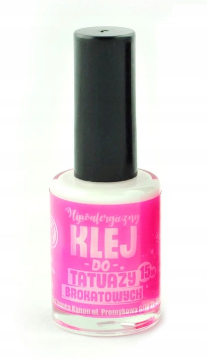 Klej do Tatuaży Brokatowych 15ml na 2-tygodnie tatuaże brokatowe silny