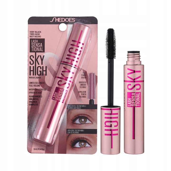 Maybelline Lash Sensational Sky High Tusz do rzęs - 01 Very Black 7.2ml