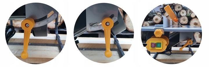 PIŁA STOŁOWA PILARKA KRAJZEGA DO CIĘCIA DREWNA CYRKULARKA 3 TARCZE