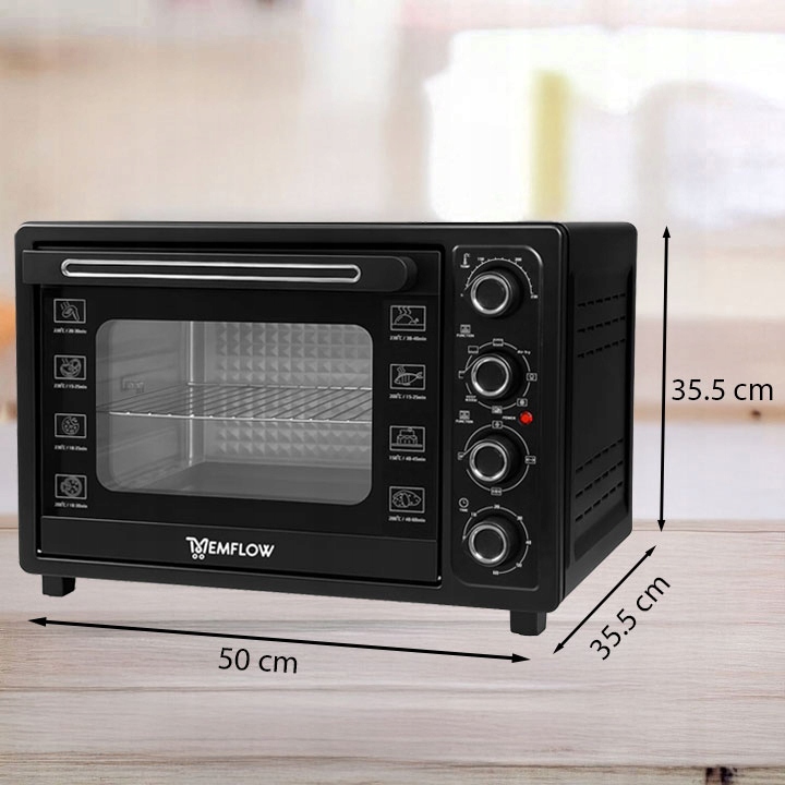 PIEKARNIK ELEKTRYCZNY Z TERMOOBIEGIEM SUSZARKA SPOŻYWCZA GRILL 45L